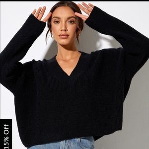 Mabel Jumper in knit black
